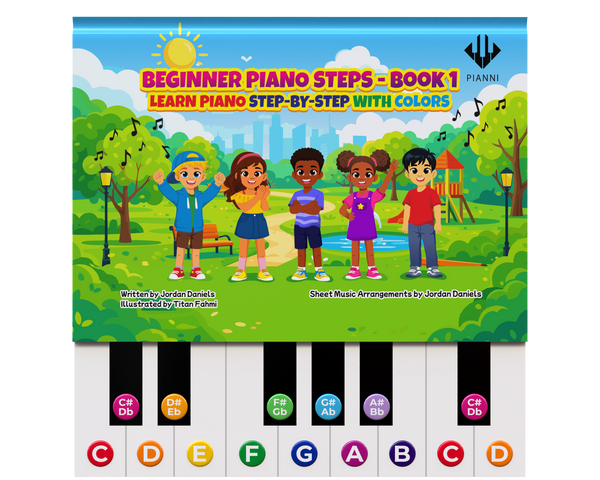 Beginner Piano Steps - Book 1